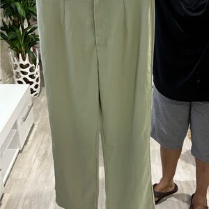 SHEIN Light Green Trousers